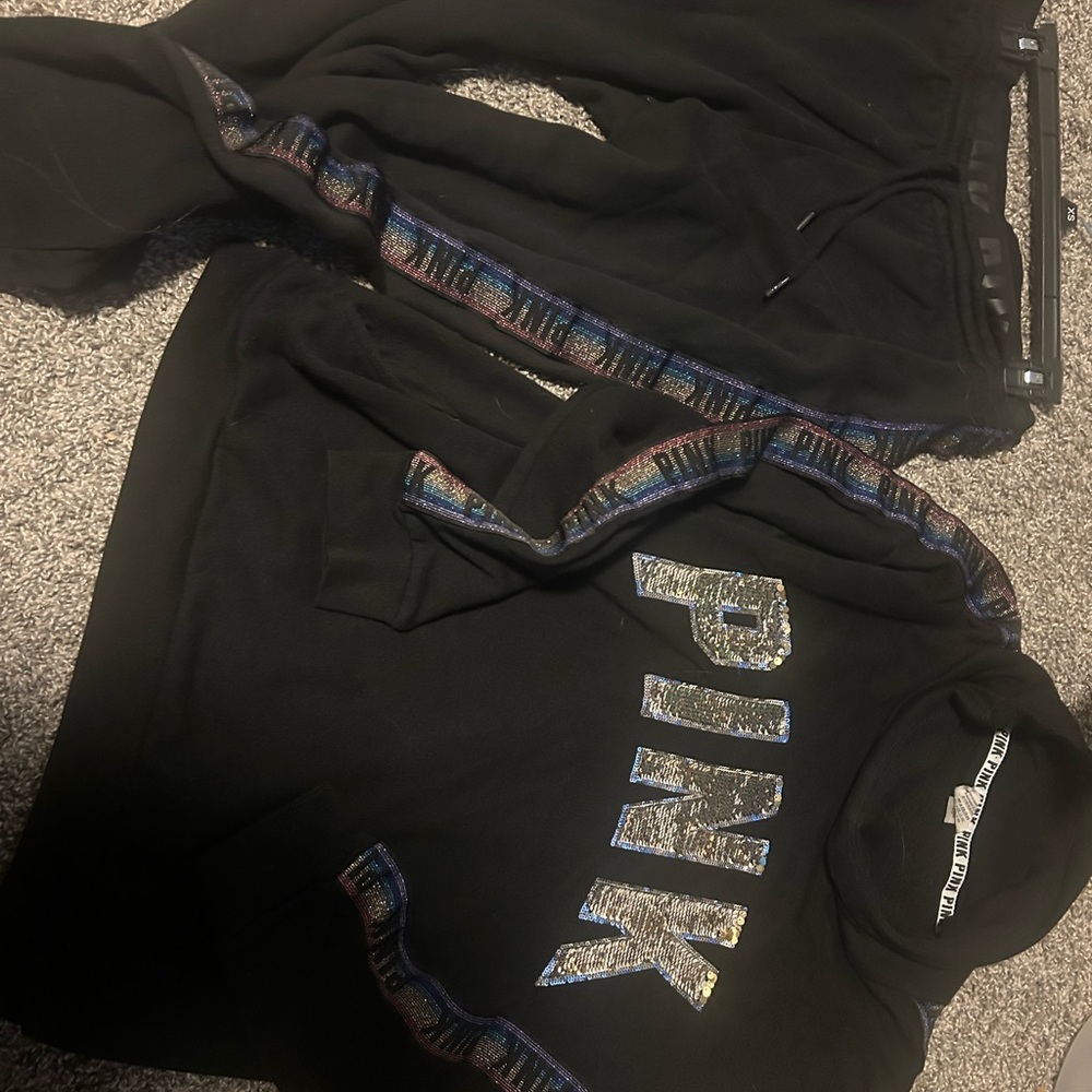 PINK Victoria's Secret Black Pants & Jumpsuit Set
